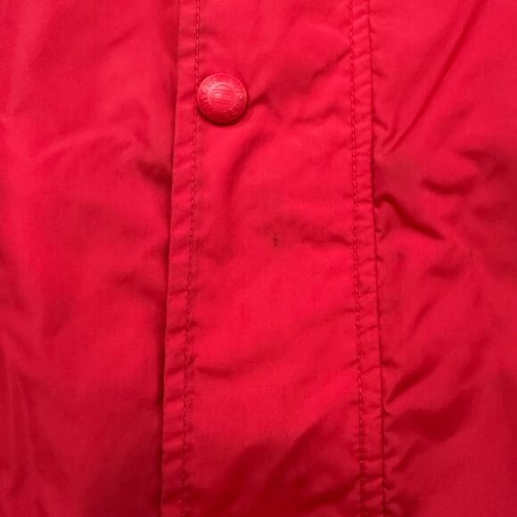 Vintage Tommy Hilfiger Jacket Men's Medium Red Full Zip Hip Hop 90s Streetwear - Picture 4 of 8